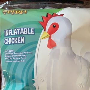 Inflatable chicken costume kids